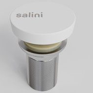 Донный клапан Salini D 504 16222WG, белый матовый (материал S-Sense) фото 