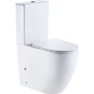 Унитаз-компакт безободковый Azario Mirada AZ-1289A с тонкой крышкой микролифт фото 