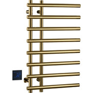 Полотенцесушитель электрический Boheme Venturo П8 100x800 мм 722-MG, matt gold, Цвет производителя: matt gold фото 