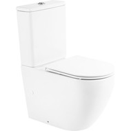 Унитаз-компакт безободковый BelBagno Sfera-R BB2141CPR фото 