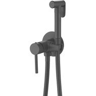 Набор для гигиенического душа Abber Wasser Kreis AF8125B, чёрный матовый фото 