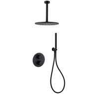 Душевая система для душа Abber Wasser Kreis AF8121B, чёрный матовый фото 