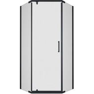 Душевое ограждение Triton Дека 90x90 см, чёрный/прозрачное фото 