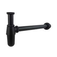 Сифон для умывальника Aquatek  AQ6011MB, чёрный матовый фото 