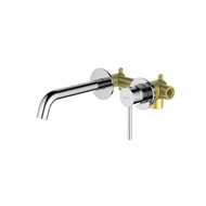 Смеситель для раковины настенный Aquatek Европа AQ1313CR, Цвет производителя: хром фото 