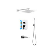 Душевая система для ванны Aquatek Лира AQ1473CR (со скрытой частью), Цвет производителя: хром фото 