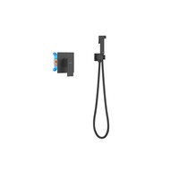 Набор для гигиенического душа Aquatek Либра AQ1619MB (со скрытой частью) чёрный матовый фото 