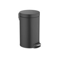 Ведро для мусора с педалью Aquatek  AQ4992MB, цвет чёрный матовый фото 