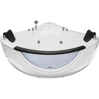 Ванна акриловая угловая Loranto 155х155х75 см , с гидромассажем, для двух персон (CS-831N) фото 