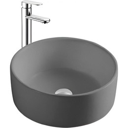 Раковина-чаша Aquatek 40 см AQ5118-MG, серый матовый фото 