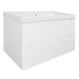 Тумба подвесная с раковиной Azario Lotos 80/2 см CS00083931, белый фото 