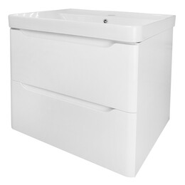 Тумба подвесная с раковиной Azario Lotos 60/2 см CS00083929, белый фото 