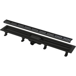 Трап Alcadrain 95 см APZ10BLACK-950M, чёрный матовый фото 