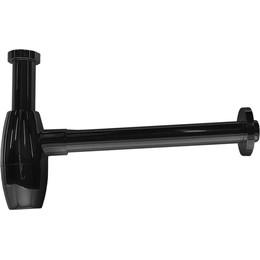 Сифон для умывальника Azario G 1 1/4 AZ-115-BL, чёрный матовый фото 