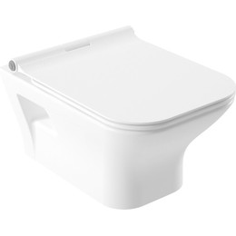 Унитаз подвесной Serel Nita NT10SL с тонкой крышкой микролифт фото 