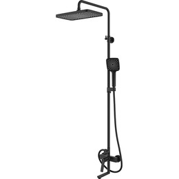 Душевая стойка Iddis Parker PARBL3Fi06, чёрный матовый фото 