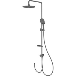 Душевая стойка Milardo Ideal Spa ILSBL3FM76, чёрный матовый фото 