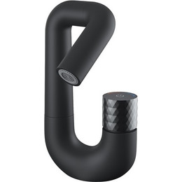 Смеситель для раковины Iddis Twist TWIBLBTi01, чёрный матовый фото 