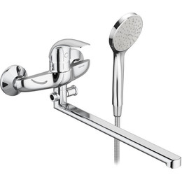 Смеситель для ванны Damixa Eclipse 319500001 с длинным изливом и душевым набором фото 