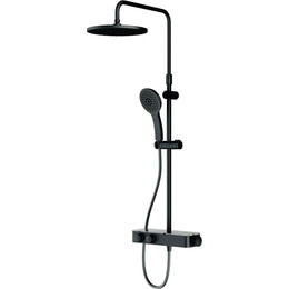 Душевая система AM.PM Inspire V2.0 F0750A422 с термостатом, чёрный, Цвет производителя: чёрный фото 