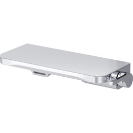 Смеситель для раковины AM.PM Func монтируемый в стену с полкой и каскадным изливом F8F72700, Цвет производителя: хром фото 