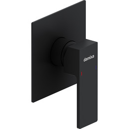 Смеситель для душа Damixa Gala 537500300 со скрытой частью, чёрный, Цвет производителя: чёрный фото 