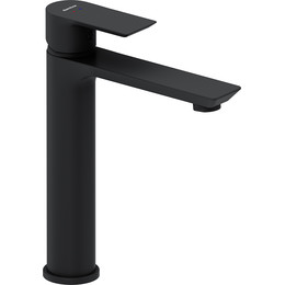 Смеситель для раковины высокий Damixa Apollo 470250300, чёрный, Цвет производителя: чёрный фото 