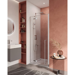 Душевая дверь Cezares 100 см LINER-B-12-100-C-Cr-L, хром/прозрачное фото 