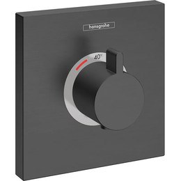 Смеситель для душа с термостатом Hansgrohe ShowerSelect 15760340, шлифованный чёрный хром фото 