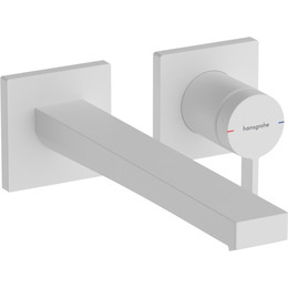 Смеситель для раковины настенный Hansgrohe Tecturis E 73051700, белый фото 