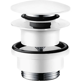 Донный клапан Hansgrohe 50100700, белый матовый фото 