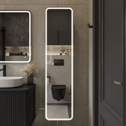 Пенал подвесной Stworki Ольборг МВК181, серый фото 