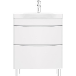 Тумба напольная с раковиной AM.PM Like 65 см M80FSX0652WG, белый глянцевый фото 