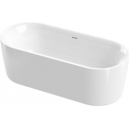Ванна отдельностоящая Cezares Metauro 180x80 см METAURO-INT-Central-180-80-60, белый глянцевый фото 