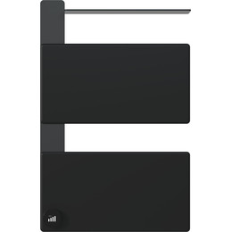 Первый в мире интеллектуальный полотенцесушитель Dagen Best 430x665 мм BE1B (скрытое подключение) чёрный матовый фото 