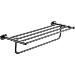 Полка для полотенец Belz B90524, цвет вороненая сталь фото 