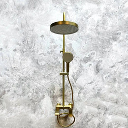 Душевая стойка Haiba HB24553-5, золото фото 