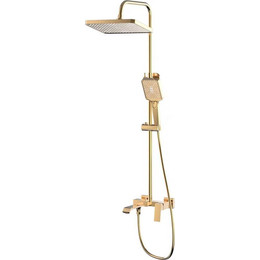 Душевая стойка Haiba HB24575-5, золото фото 