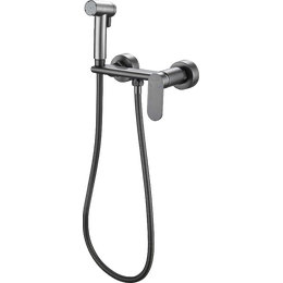 Набор для гигиенического душа Haiba HB5516-3, оружейная сталь фото 