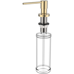 Дозатор для жидкого мыла Gerhans K50403G, цвет золото фото 