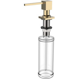 Дозатор для жидкого мыла Gerhans K50404G, цвет золото глянцевое фото 