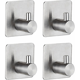 Набор крючков Ledeme L215-4, цвет нержавеющая сталь фото 