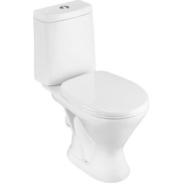 Унитаз-компакт Santeri Грация 1.P210.3.S00.00B.F с крышкой полипропилен фото 