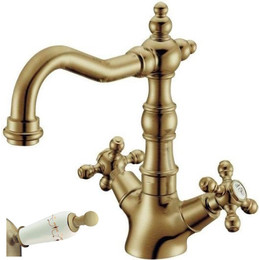 Смеситель для раковины Boheme Medici 312-PR, бронза фото 