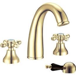 Смеситель для раковины Boheme Tradizionale 297-BSW, золото фото 