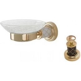 Мыльница Boheme Murano Gold 10903-CH-G, золото фото 