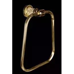 Кольцо для полотенец Boheme Murano Gold 10905-R-G, золото фото 