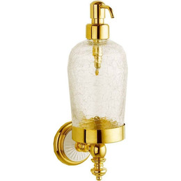 Дозатор для жидкого мыла Boheme Palazzo 10117, золото фото 