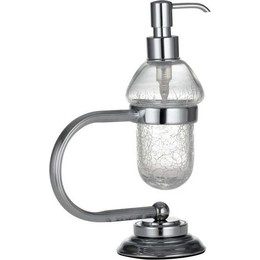 Дозатор для жидкого мыла Boheme Murano Crome 10909-CR, chrome фото 