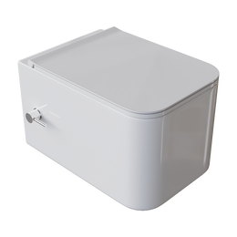 Унитаз-биде подвесной безободковый Boheme Mane 970-SET-2-W с крышкой микролифт, Цвет производителя: белый фото 